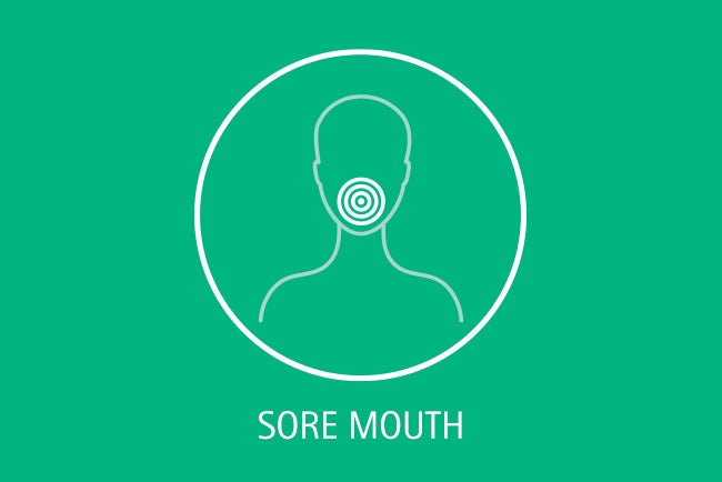 icon sore mouth